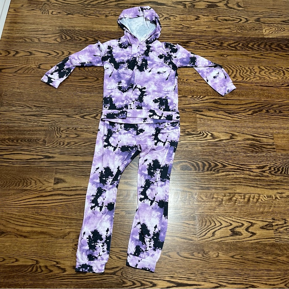 Lavender Tie-Dye Kids Set